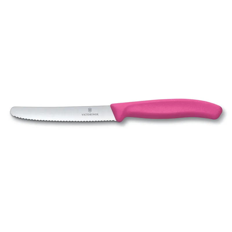 Classic tomatkniv, pink - L11 cm.