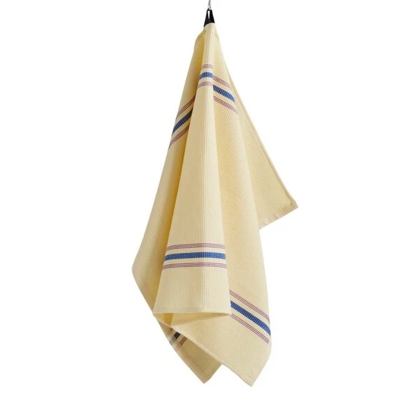 Canteen viskestykke - Cream and Blue