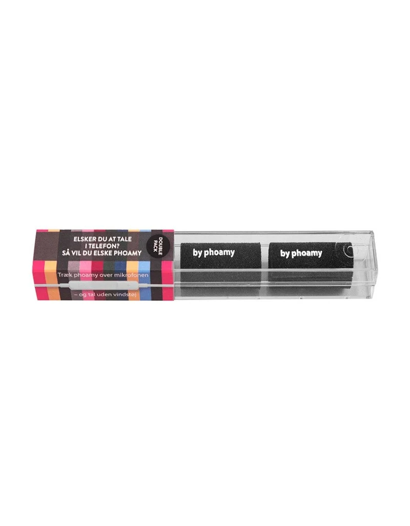 Double black støjreducer, sort - 2 stk.