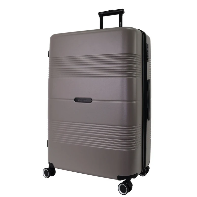 Pierre Cardin Medium 113L Travel Hard Shell Case Travel Luggage (Taupe)