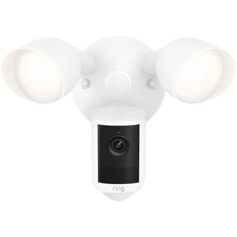 Ring Gen2 2K Security Camera with Floodlight (White)