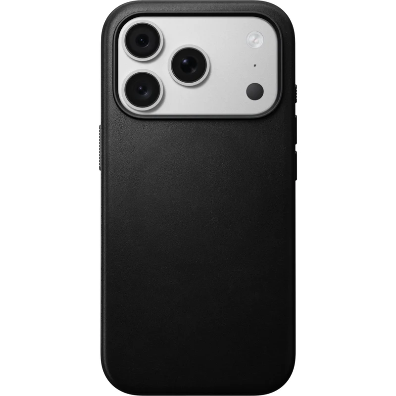 NOMAD Leather Case for iPhone 18 Pro (Black ECCO)