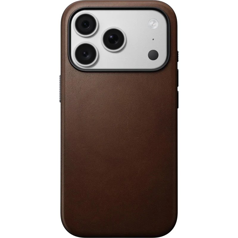 NOMAD Leather Case for iPhone 18 Pro (Brown ECCO)