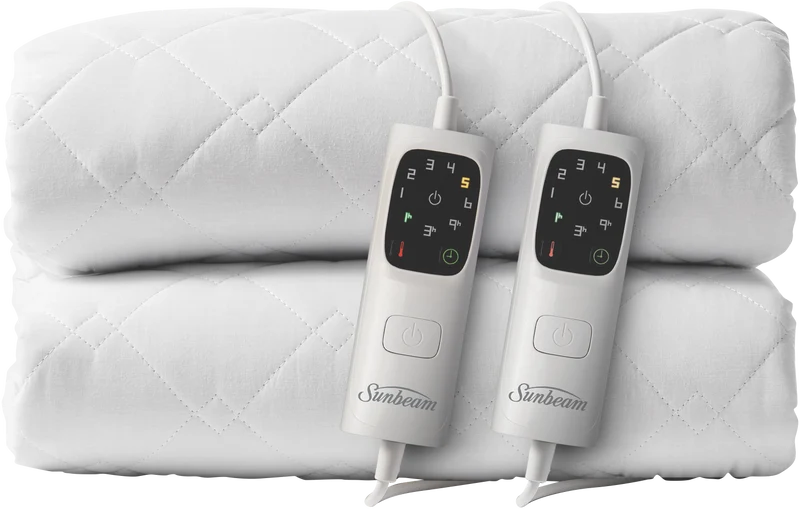 Sunbeam Sleep Perfect Quilted Antibacterial Electric Blanket King