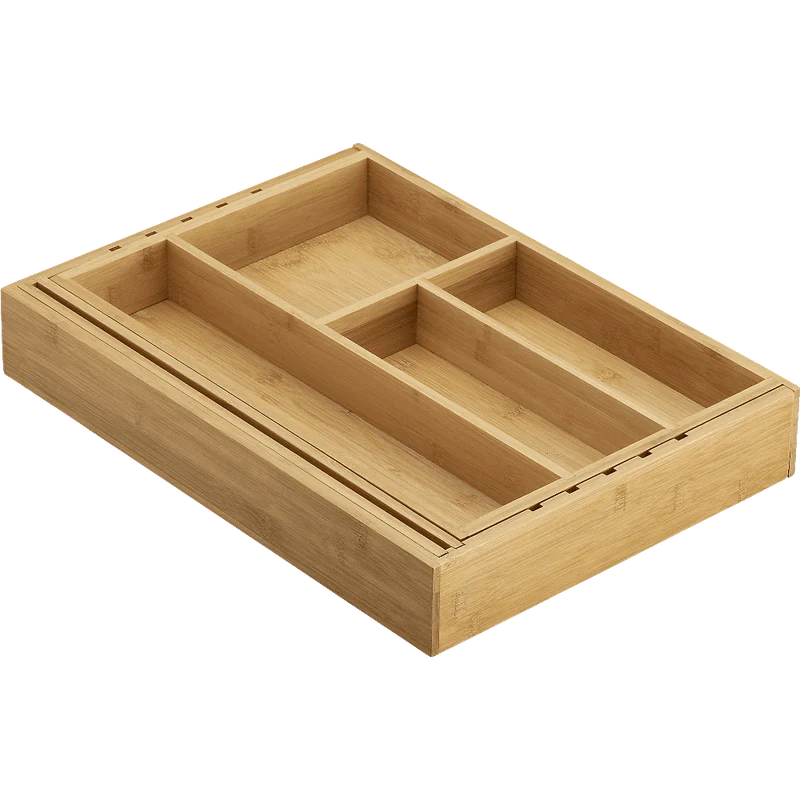 Expandable Bamboo Gadget Tray