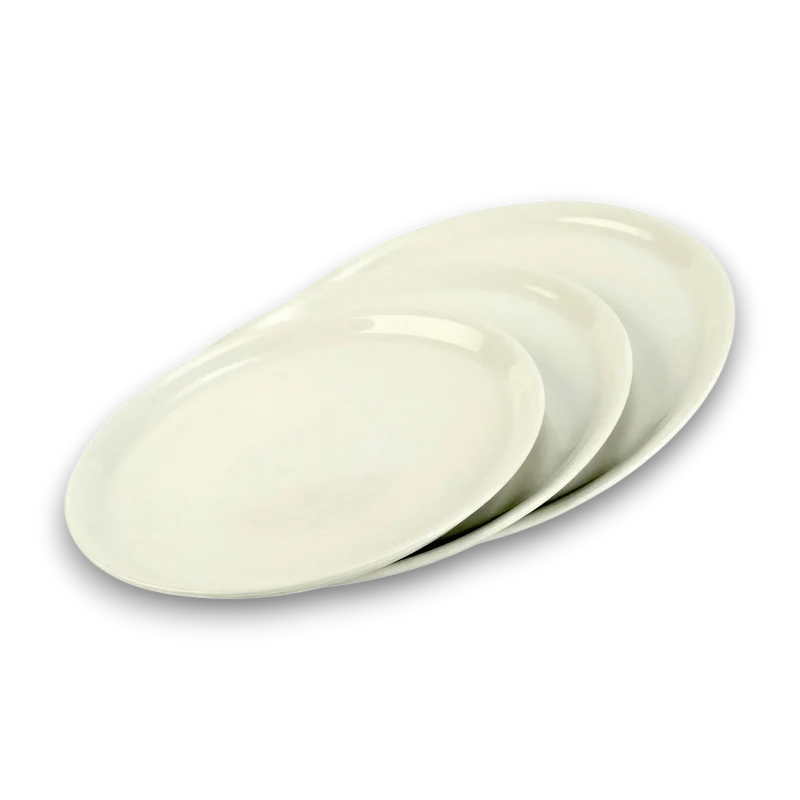 Pizzatallrik vit
