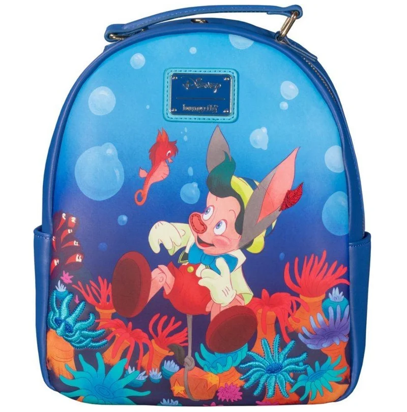 Loungefly Disney Pinocchio - Coral US Exclusive Mini Backpack