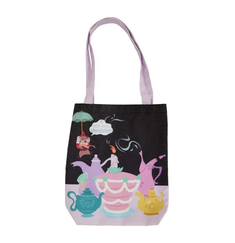 Loungefly Disney Alice in Wonderland - Unbirthday Canvas Tote Bag