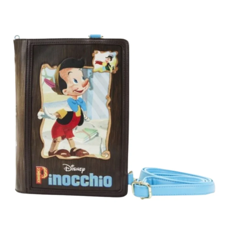 Loungefly Disney Pinocchio (1940) - Classic Book Convertible Crossbody Bag