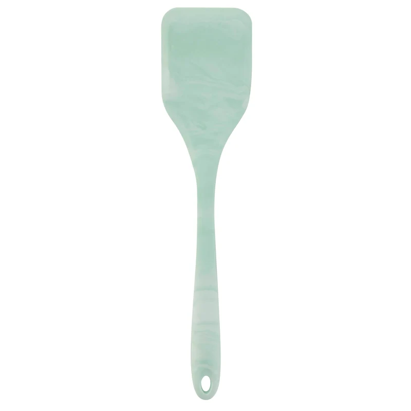Palet i marmor look - mint/hvid