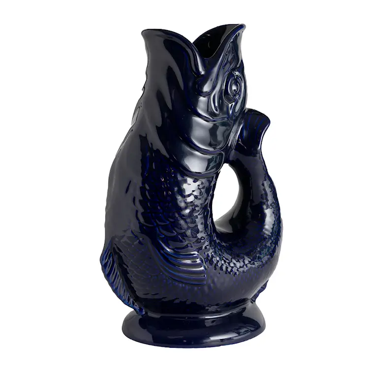 Wade Fish Jug kanna 1,2 L koboltblå