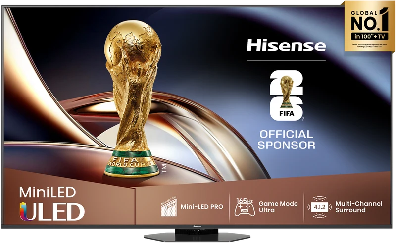 Hisense 85" U8QAU 4K ULED Mini LED Smart TV 2025
