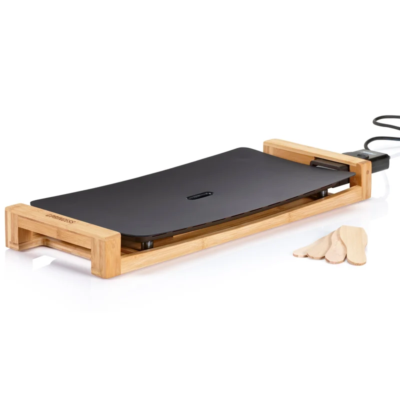Princess Bordsgrill Table Chef Pure Black Bamboo