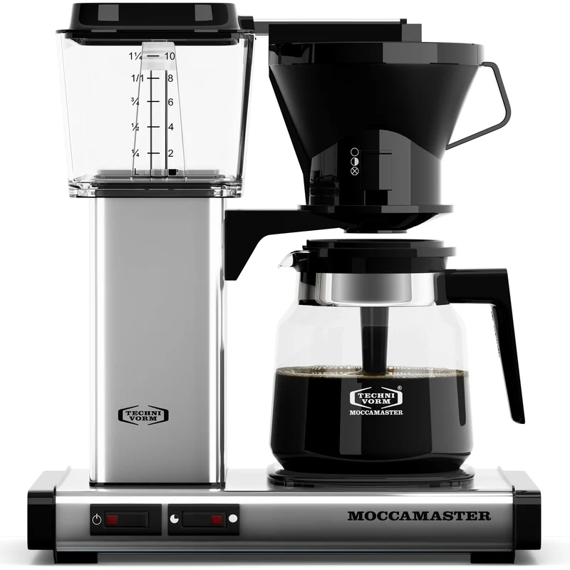 Moccamaster Kaffebryggare Manual Polished Silver