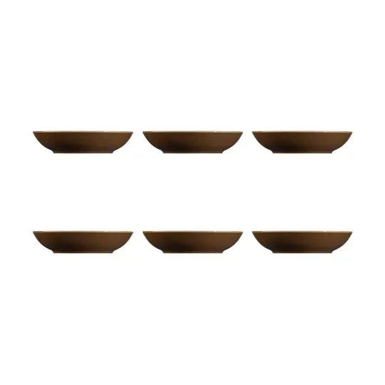 Seltmann Weiden Terra Brun Djup Tallrik 21 cm 6-pack