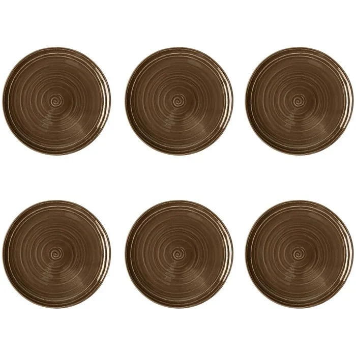 Seltmann Weiden Terra Brun Tallrik 17,5 cm 6-pack