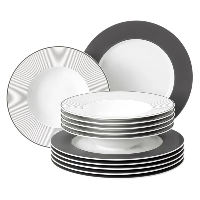 Seltmann Weiden No Limits Servisset 12 Delar Antracit