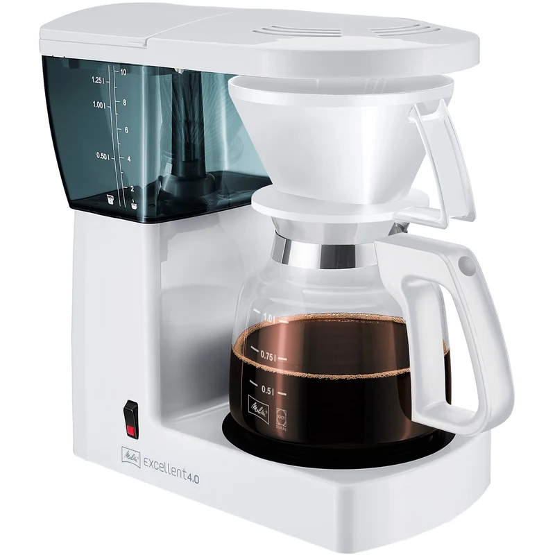 Melitta Excellent Kaffebryggare 4.0 Vit