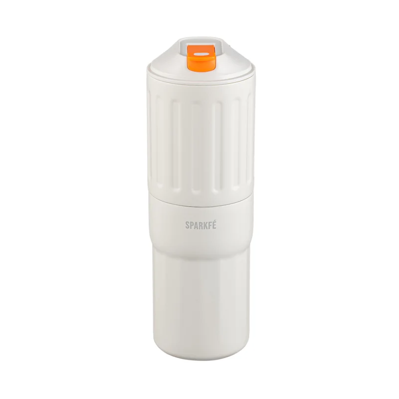 Sparkfe Portable Electric All-In-One Coffee Machine- White