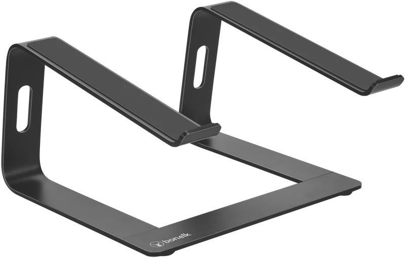 Bonelk Elevate Stance Aluminium Riser Laptop Stand (Black)