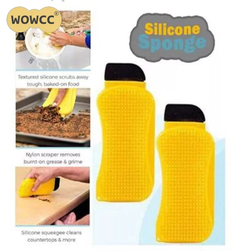 Magic 3 In 1 Silicone Sponge Clean Brush