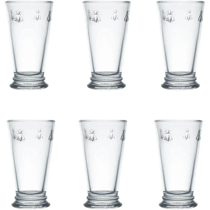 La Rochére Abeille Drinkglas Klar 46 cl 6-pack