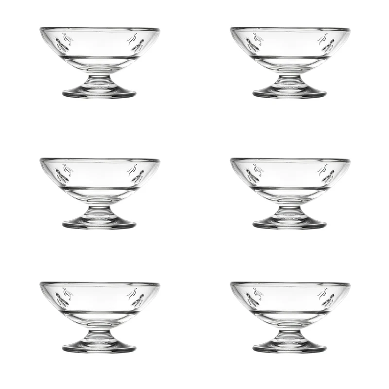 La Rochére Abeille Glasskål på Fot 20 cl 6-Pack