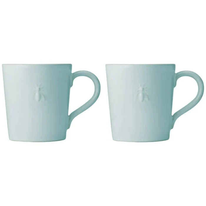 La Rochére Keramikmugg Abeille Blå 2-Pack