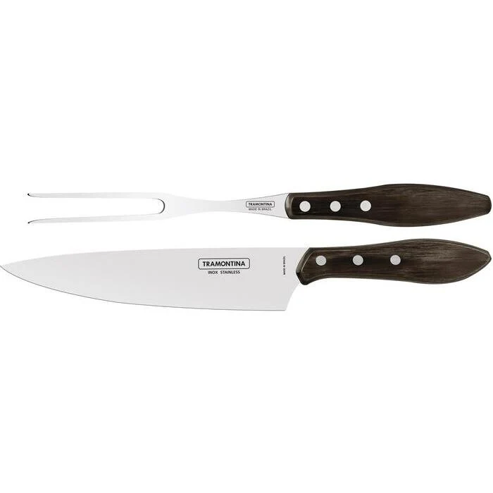 Tramontina Churrasco Trancherset 2 delar Brun
