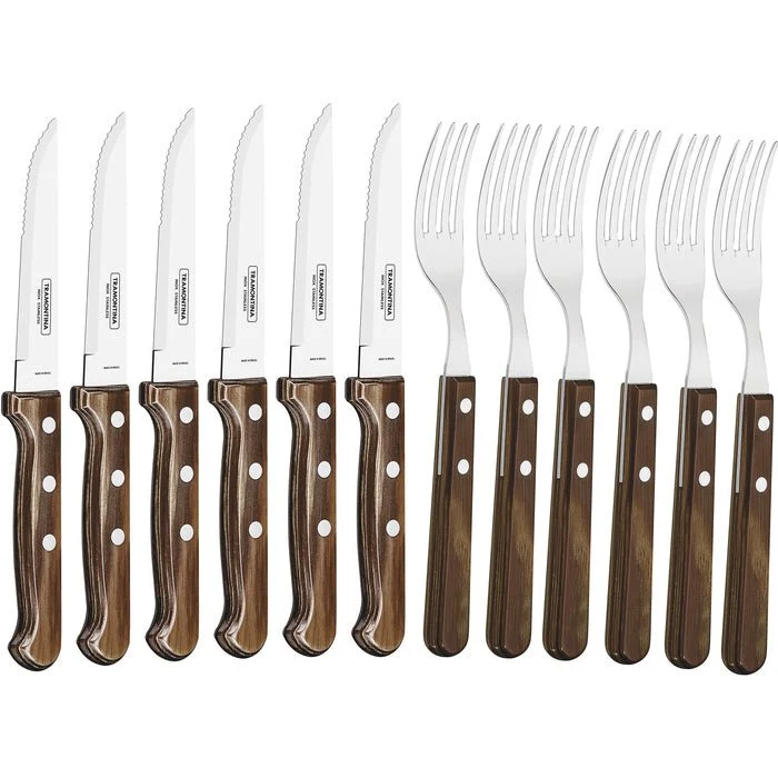 Tramontina Churrasco Grillbestick 12 delar Furu