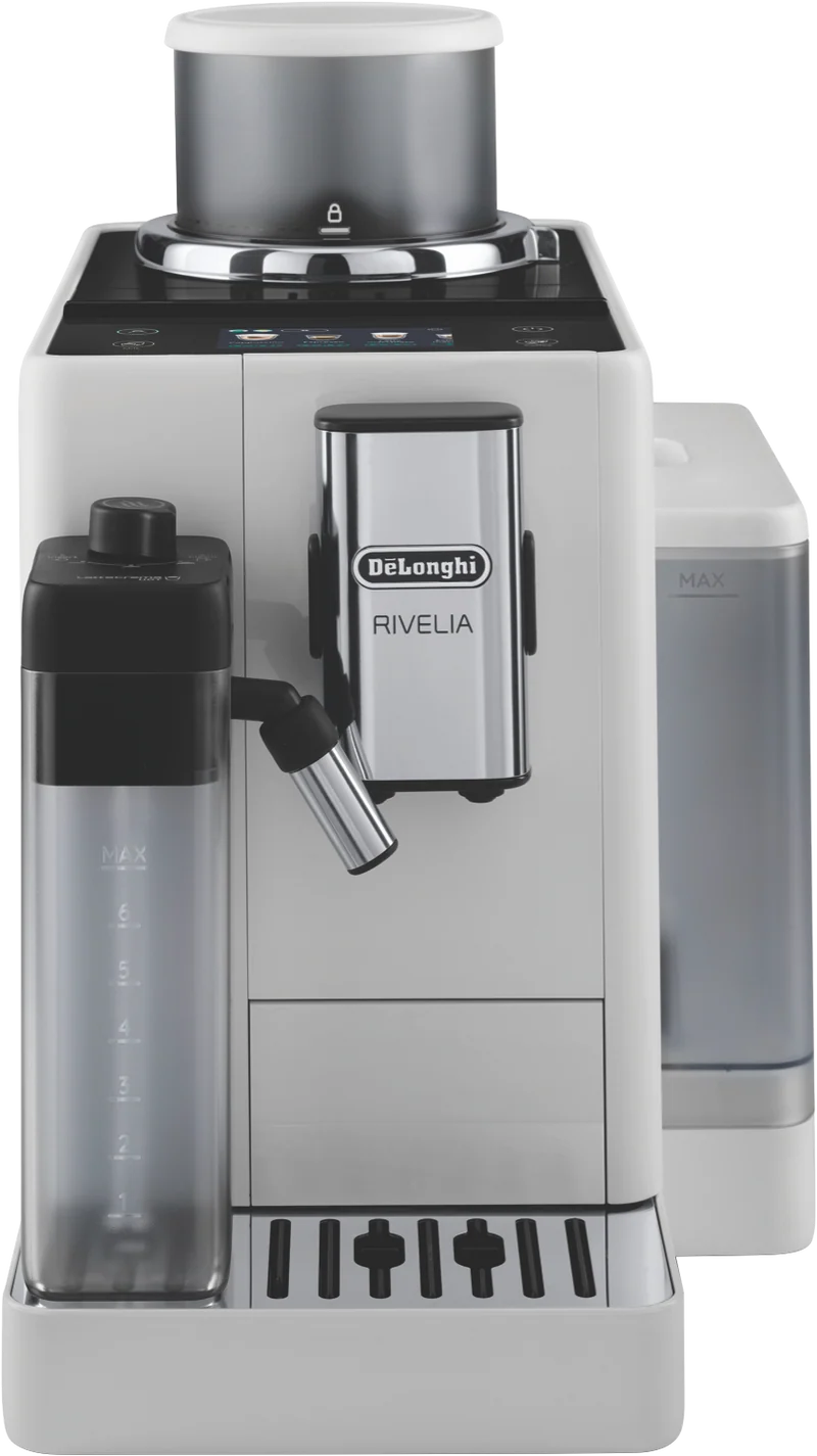 DeLonghi Rivelia Fully Automatic Coffee Machine White