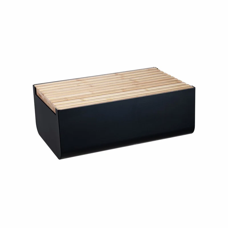 Modern House Lundi Brödbox Svart/Bambu