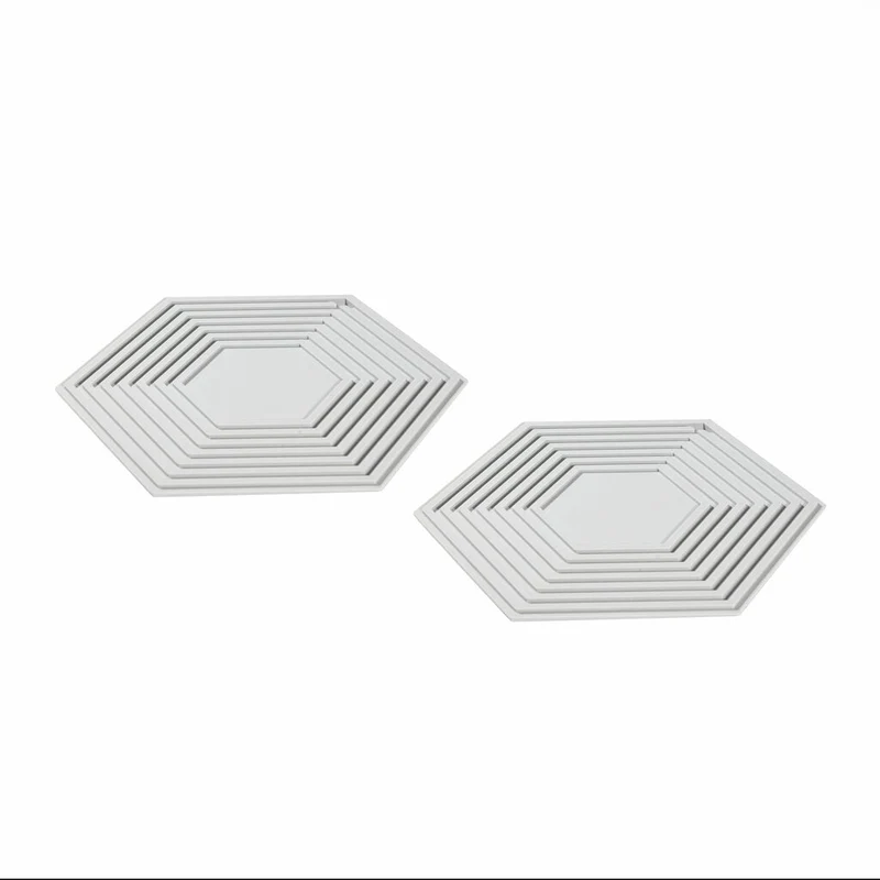 Modern House Ime Grytlapp 2-Pack Ljus Grå