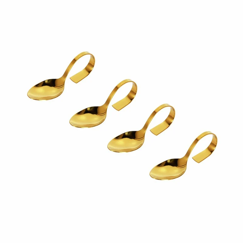 Modern House Golden Rose Gourmetsked 4 Delar Guld