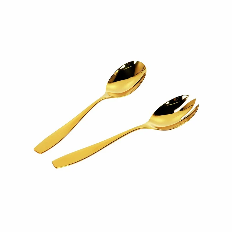 Modern House Golden Rose Salladsbestick 2 Delar Guld