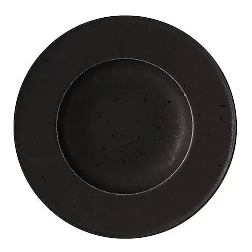 Modern House Tallrik Djup Black Satin Svart