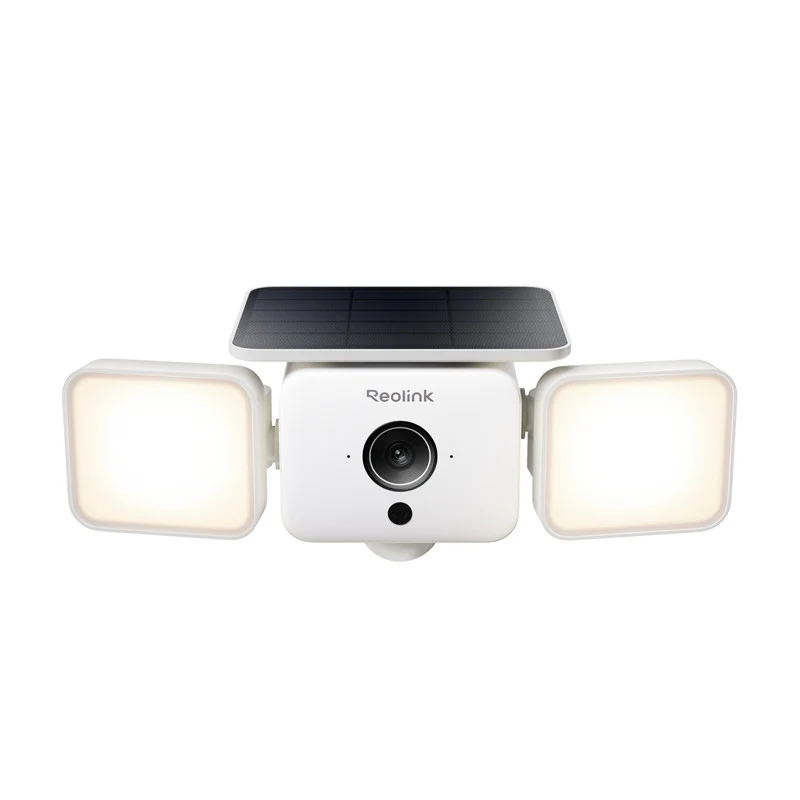 Reolink Solar Floodlight Cam All-in-One Solar Security Camera 2K 4MP Ultra-Wide View