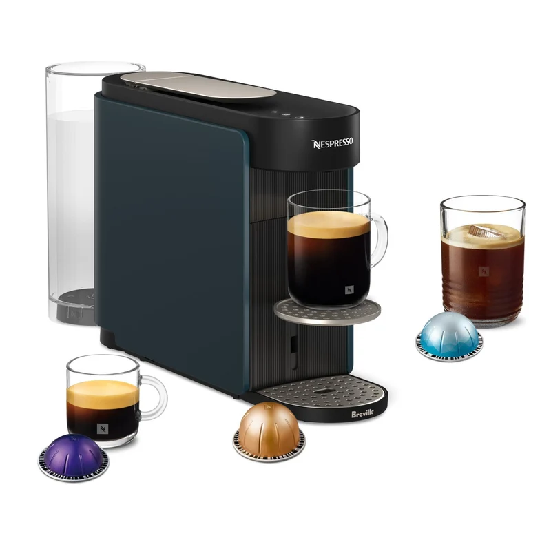 Breville Nespresso Vertuo Up Capsule Coffee Machine Solo (Ocean Blue)