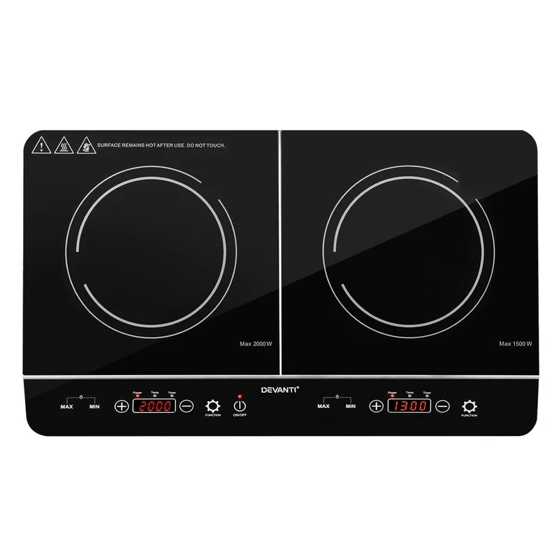Devanti Portable Induction Cooktop 60cm Portable Cooker 15A Plug