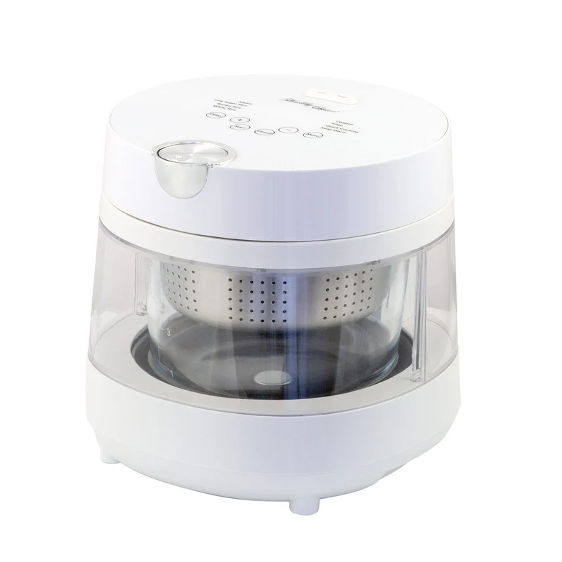 Healthy Choice PFAS Free 5 Cup Glass Rice Cooker with Low Sugar Basket 600W