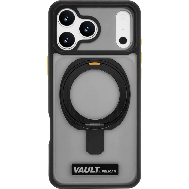 Pelican Vault MagSafe Stand Case for iPhone 18 Pro Max (Smoke)
