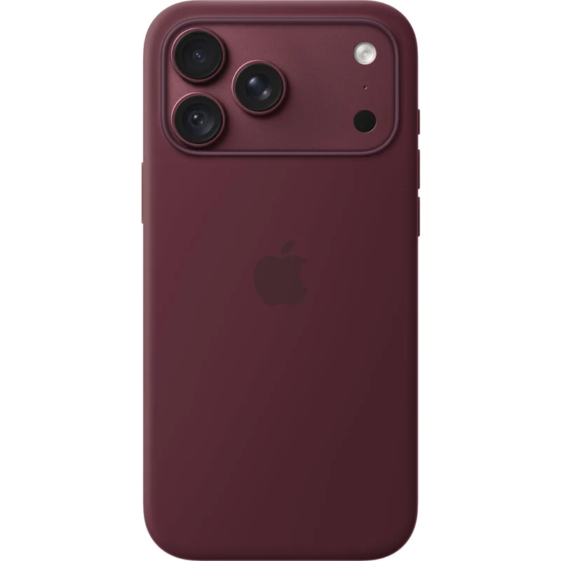 Apple iPhone 18 Pro Max Silicone Case with MagSafe (Burgundy)