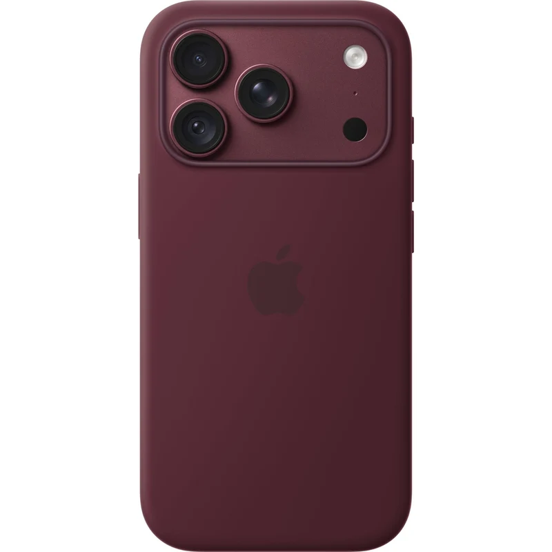 Apple iPhone 18 Pro Silicone Case with MagSafe (Burgundy)