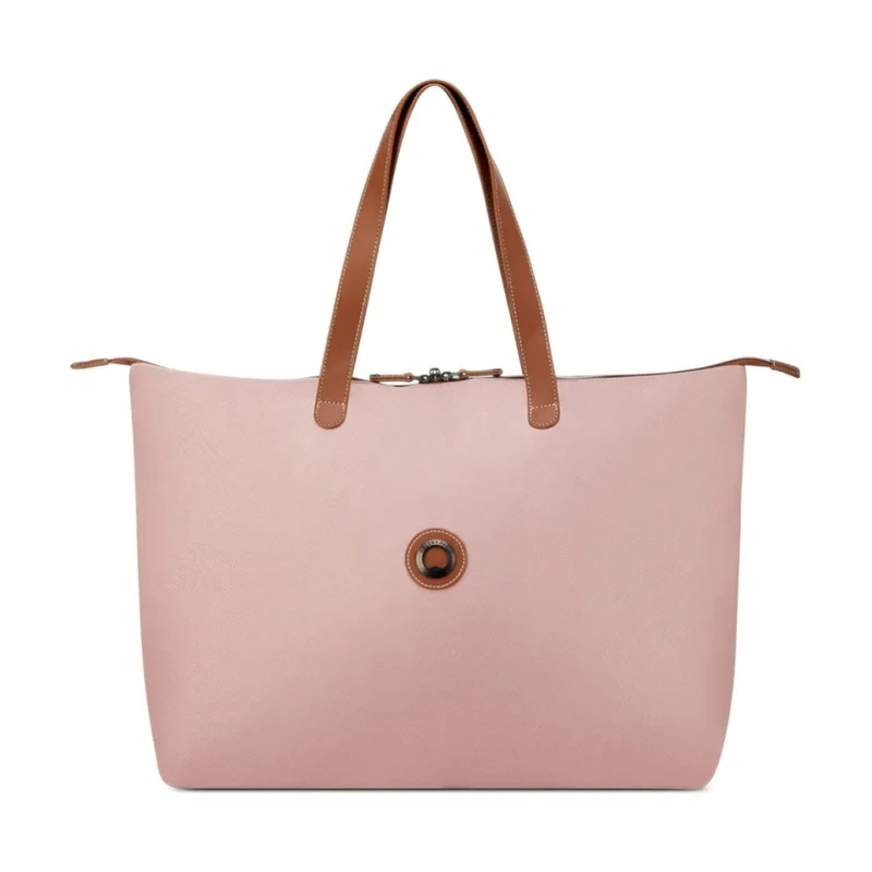 Delsey Luggage Chatelet Air 2.0 Tote Bag Recycled Material Lockable Zip Pink