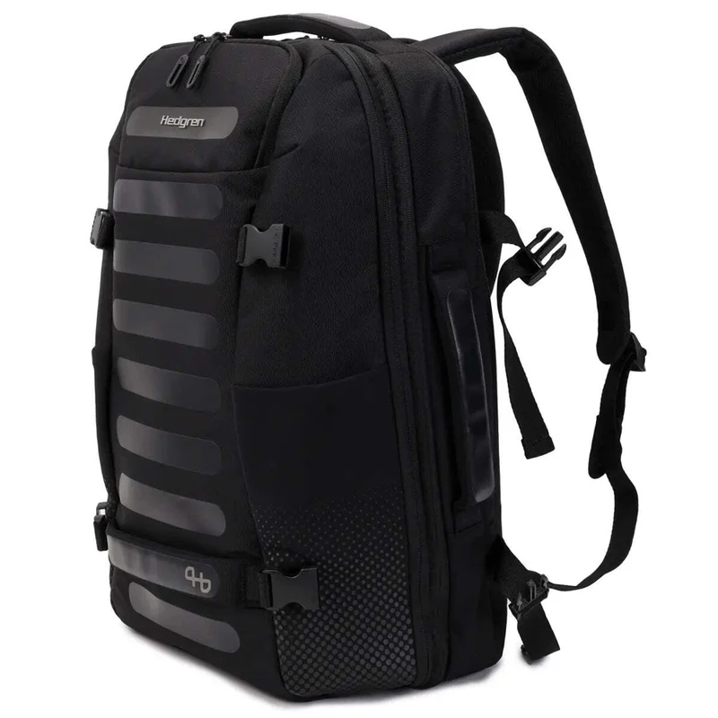 Hedgren TRIP L Expandable 15.6" Laptop Travel Backpack with RFID - Black