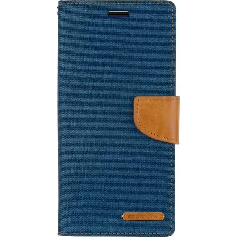 Goospery Canvas Diary For iPhone 11 Pro Max - Blue