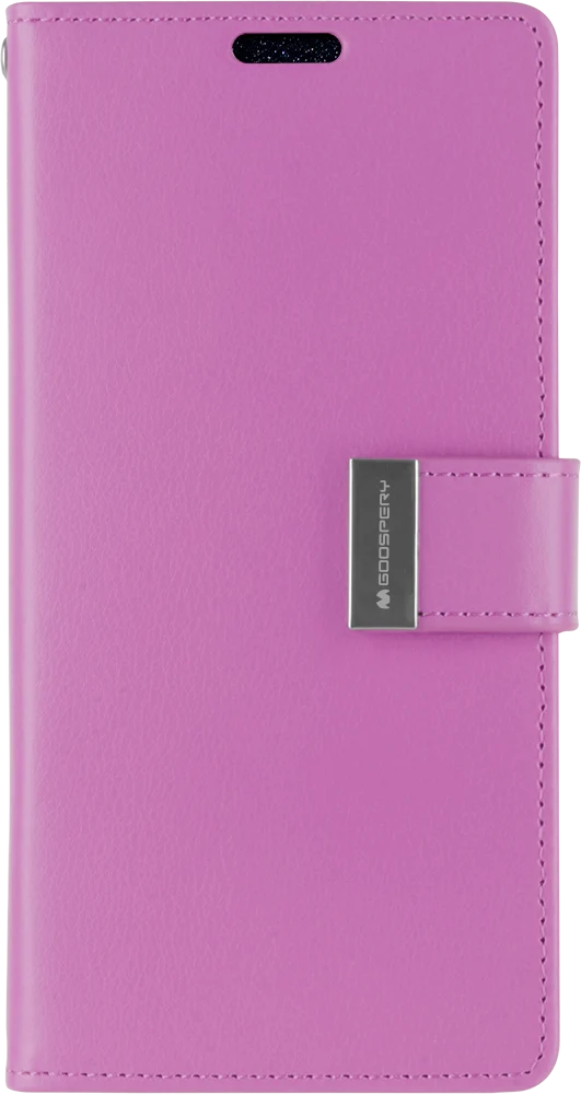 Goospery Rich Diary Case for iPhone 7/8/SE 2020/ SE 2022 - Purple/Navy