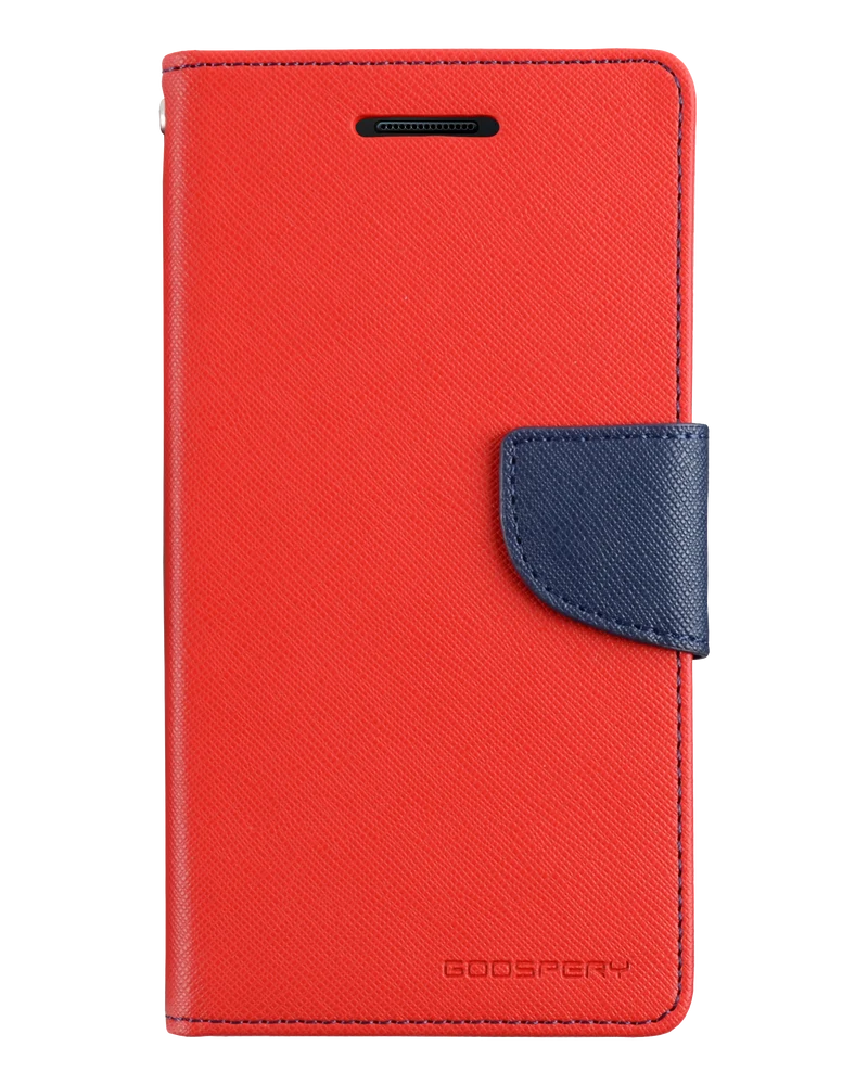 Goospery Fancy Diary for iPhone 11 Pro Max - Red/ Navy