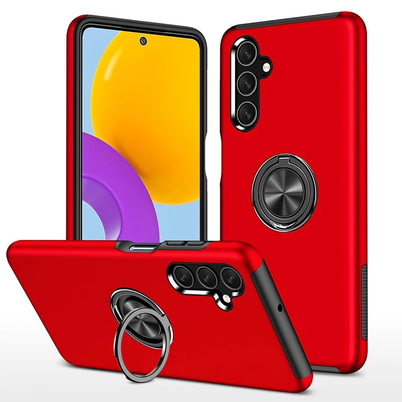Redefine Magnetic Ring Holder Case for Samsung Galaxy A36 (Red)