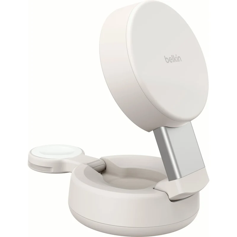 Belkin UltraCharge Pro 2-in-1 Convertible Magnetic Charger (Sand)